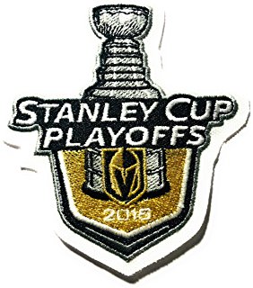 2018 stanley cup playoffs patch golden knights puck style stanley cup las vegaspre->nhl patch->Sports Accessory